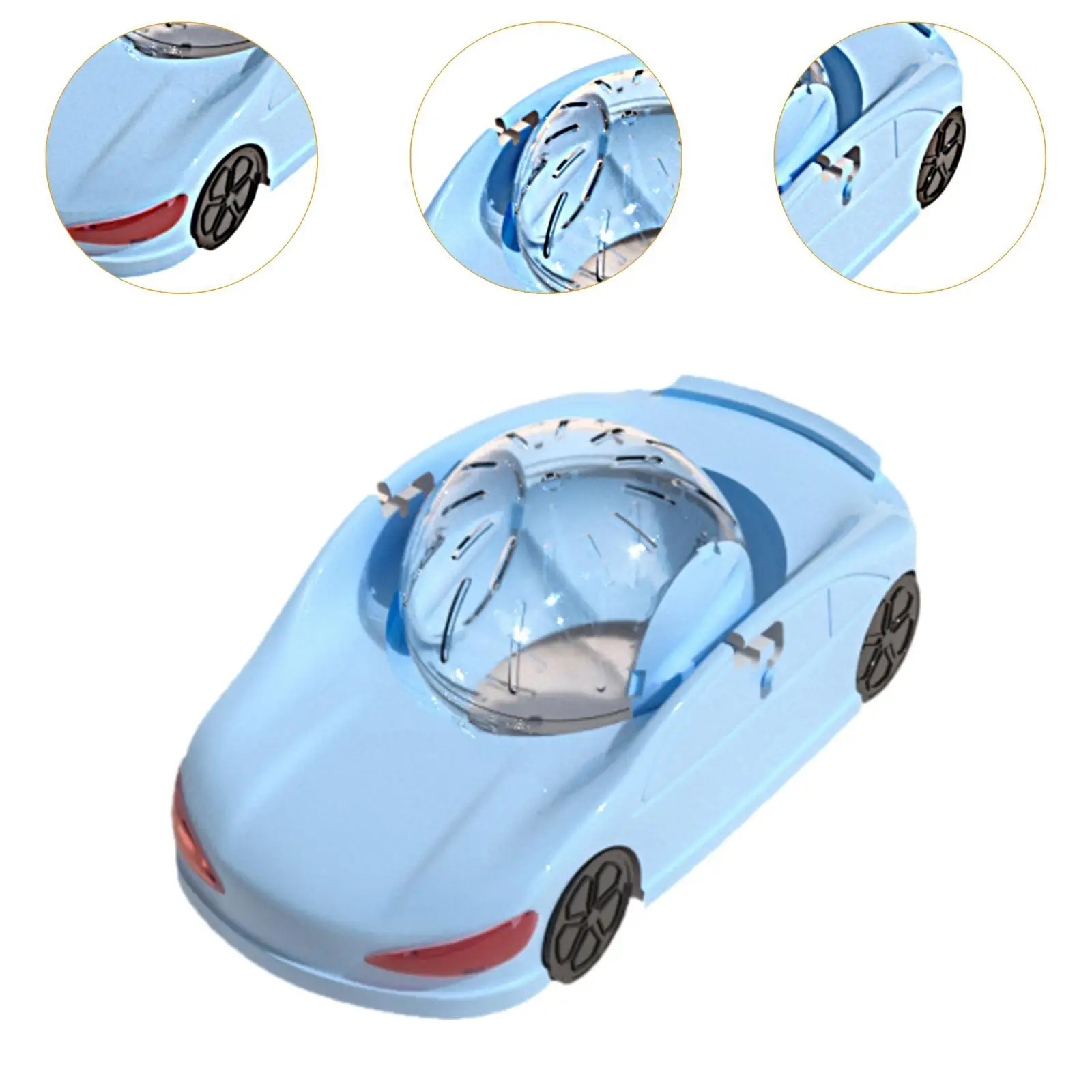 Hamster Exercise Wheel Funny Hamster Toy Car for Mice Hedgehog Hamsters