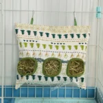 Rabbit Ear Hay Feeder Hanging Pouch Bunny Feeding Bag 2/3 Holes Storage Hay Holder For Hamster Chinchilla Guinea Pig Small Pets 26 kf Sb8213b4488274da19169e7a98fe247b88