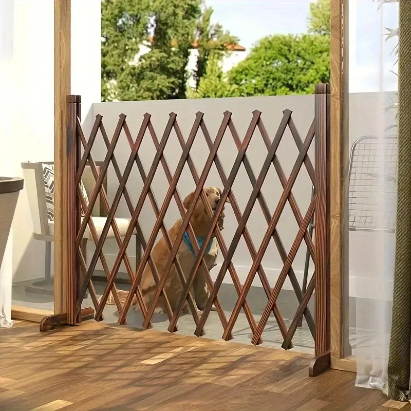 Retractable Wooden Pet Gate For Dogs Cats - Easy Install Indoor Safety Barrier For Home, Bedroom, Doorway &Amp; Stairs 21 kf Sbf45bf81a9dc41668e4c4fc5899c331al