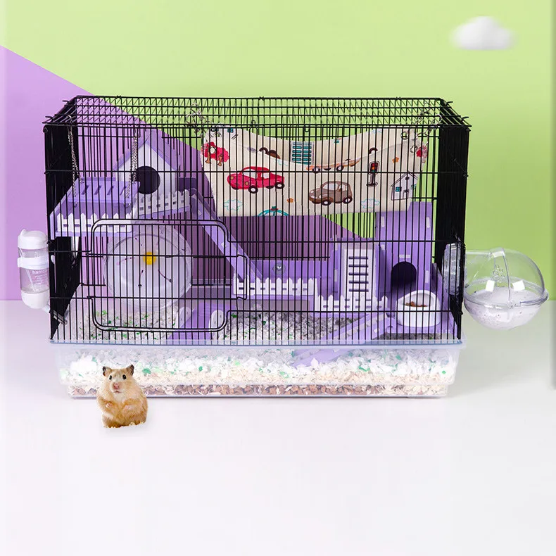 Hamster Cage Double Storey Luxury Villa Castle Hamster Nest Pet Golden Bear Large Villa 7 kf Sbfaa356ab4704fbabe6099e478dd3653P