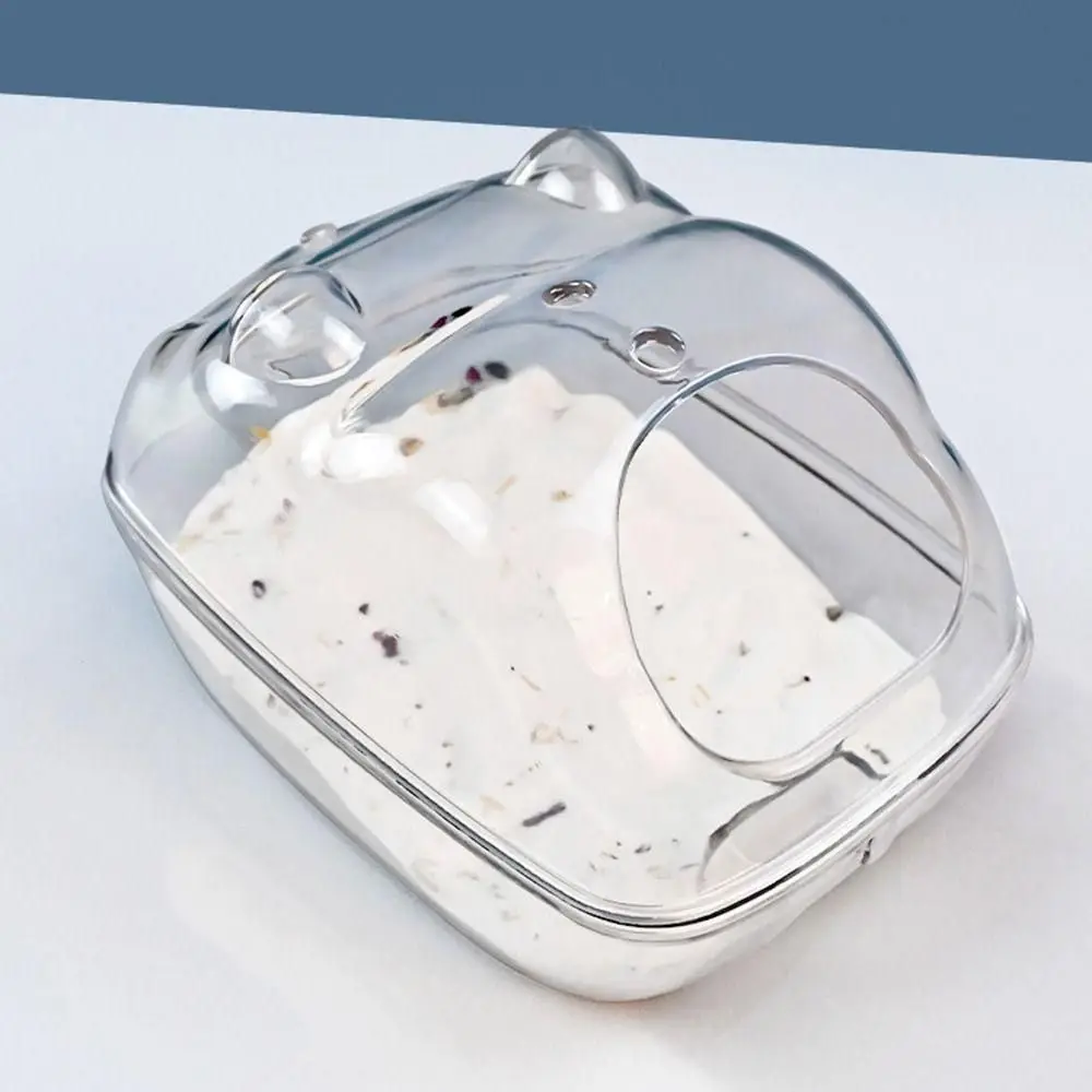 Transparent Hamster Toilet Cage Room Guinea Pig Cage Hamster Sand Bath Acrylic Plastic Mouse Box Hamster 10 kf Sbffbde5837cb4dd8940ab9cc2f2e6281n