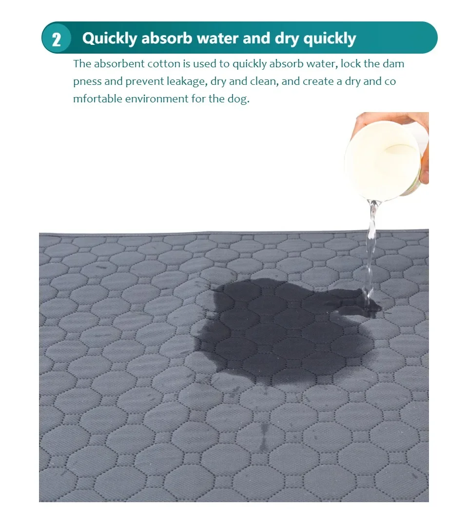 Dog Pee Pad Blanket Reusable Absorbent Diaper Washable Puppy Training Pad Pet Bed Urine Mat For Pet Car Seat Cover Pet Supplies 13 kf Sc58ffa24c5fa4d7399b1a8d11f072919z