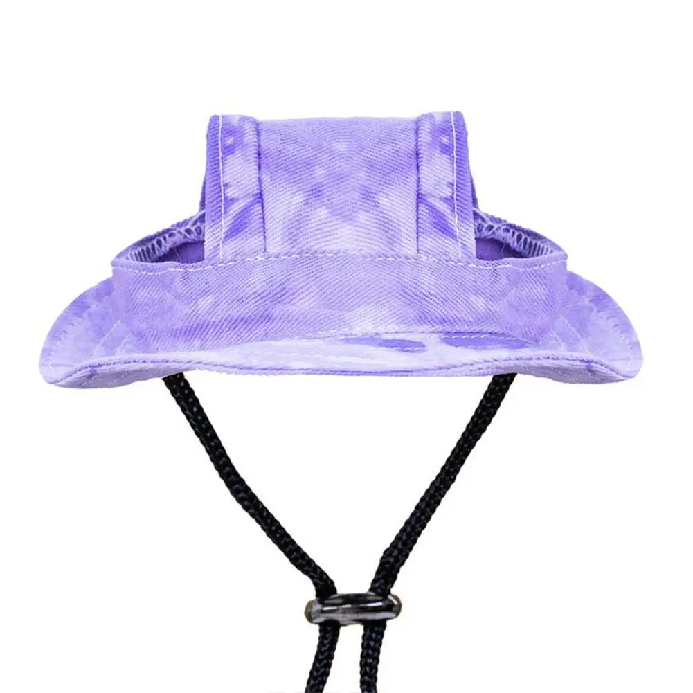 Cotton Cat Sun Hat With Ear Holes Round Brim Dog Puppy Cat Bucket Hat Outdoor Sun Protection Pet Caps For Small Medium Cat Dogs 9 kf Scad4aa832866436dbb21fbc8c3d46f8aq