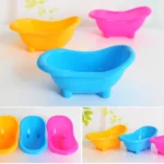 New Pet Mouse Bathing Bathtub Guinea Pig Plastic Bathtub Hamster Bathing Toy Little Pet Rat Small Animal Bathroom Supplie Random 22 kf Scc06b6dddb1540cfb19a1280dd15a062v