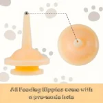12 Pieces Silicone Feeding Teats With Reusable Kitten Feeding Syringe, Suitable For Newborn Kitten, Puppy, Pet, Wildlife, Rabbit 19 kf Scd0e9db1761642c98e5b195fdb158402s