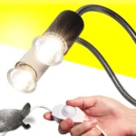 Uva+Uvb 3.0 Reptile Lamp Set Clip-On Lamp Holder Bulb Thermometer Hygrometer Turtle Tortoises Lizard Sunlight Basking Heat Light 33 kf Scfb1522a79f84dc288d42aef31f4842ek