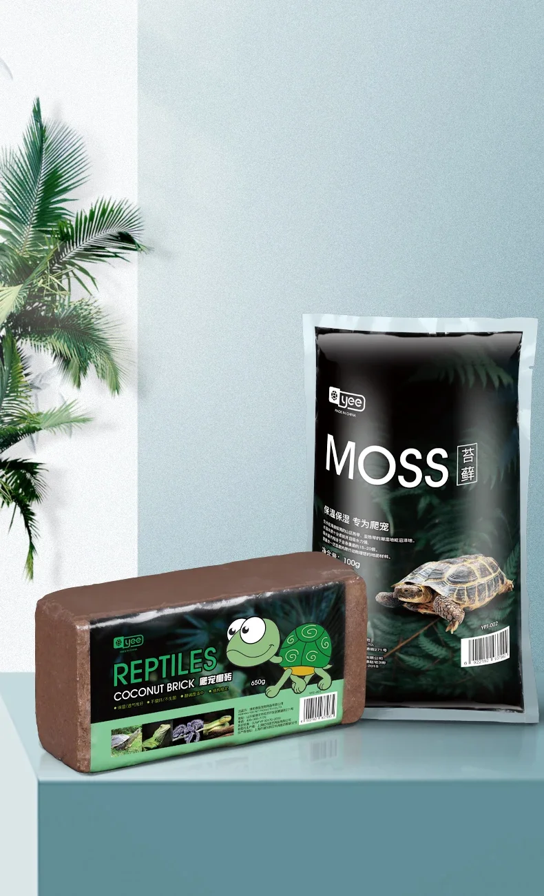 Yee Coconut Fiber Brick Natural Reptile Substrate For Turtle Hibernation&Amp;Terrarium Eco-Friendly Coconut Coir With Sphagnum Moss 7 kf Sd3281d928ca54d1990c99caeeca6773e8
