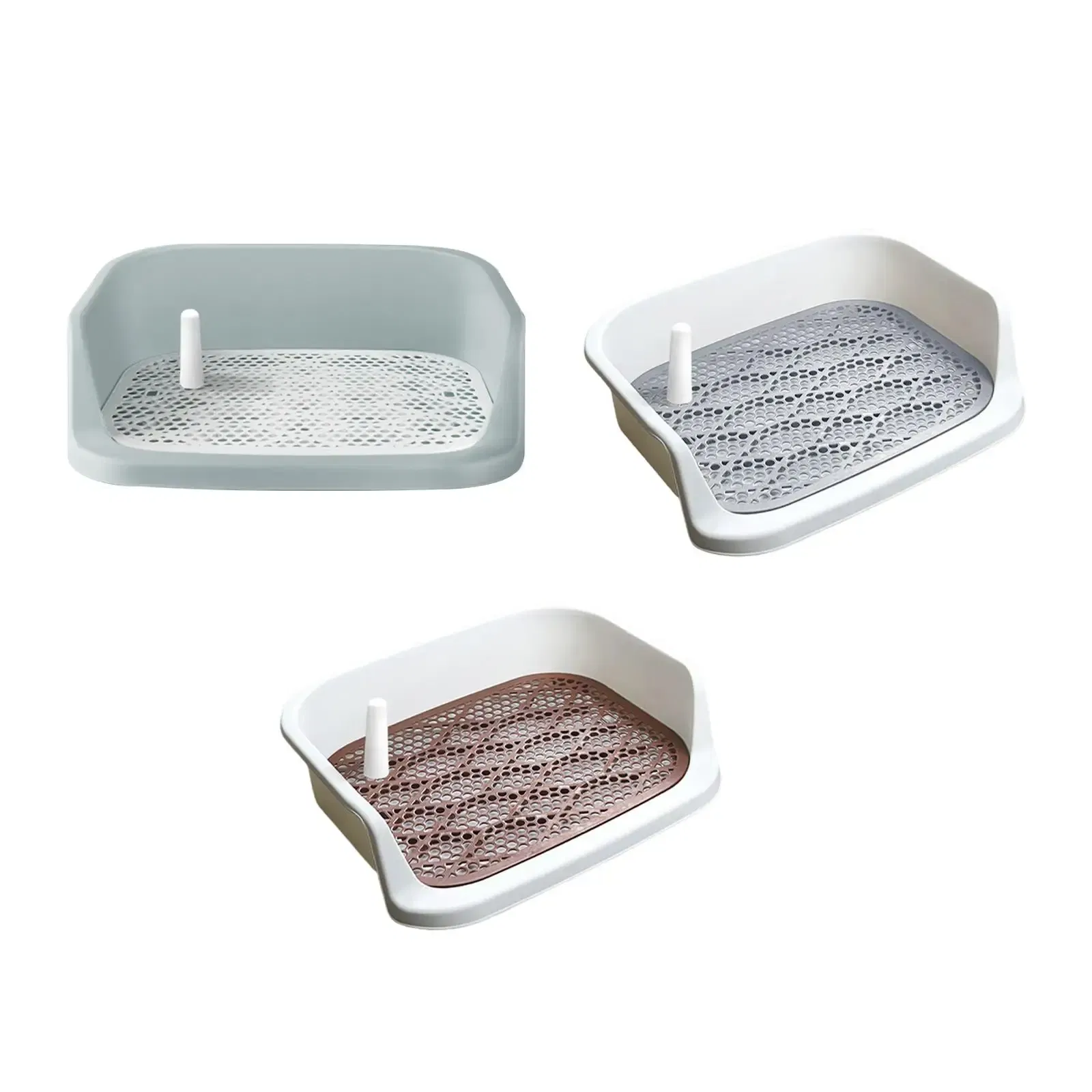 Dog Toilet, Puppy Potty Tray, Portable Indoor Potty Tray for Outdoor, Cleaning Tool Dog Potty Toilet Trainer Corner