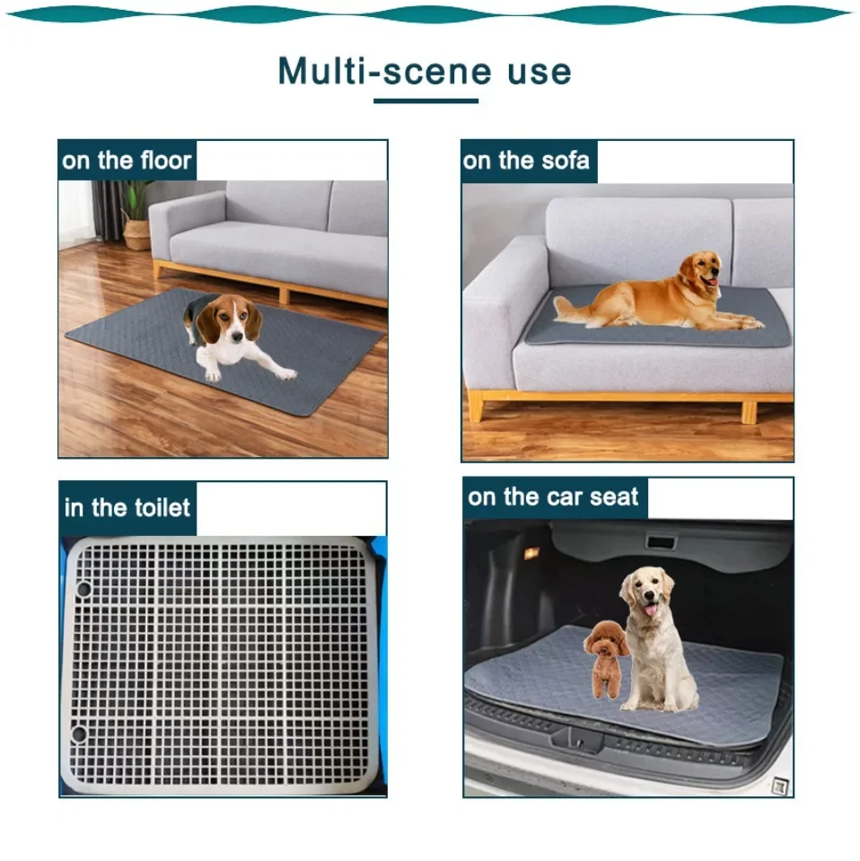 Dog Pee Pad Blanket Reusable Absorbent Diaper Washable Puppy Training Pad Pet Bed Urine Mat For Pet Car Seat Cover Pet Supplies 16 kf Sd5a969201f9b4f9ba0b93341f854e0a5r