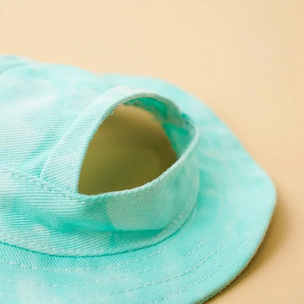Cotton Cat Sun Hat With Ear Holes Round Brim Dog Puppy Cat Bucket Hat Outdoor Sun Protection Pet Caps For Small Medium Cat Dogs 29 kf Sda36ab42ab3f4118becad8092b6e1825r