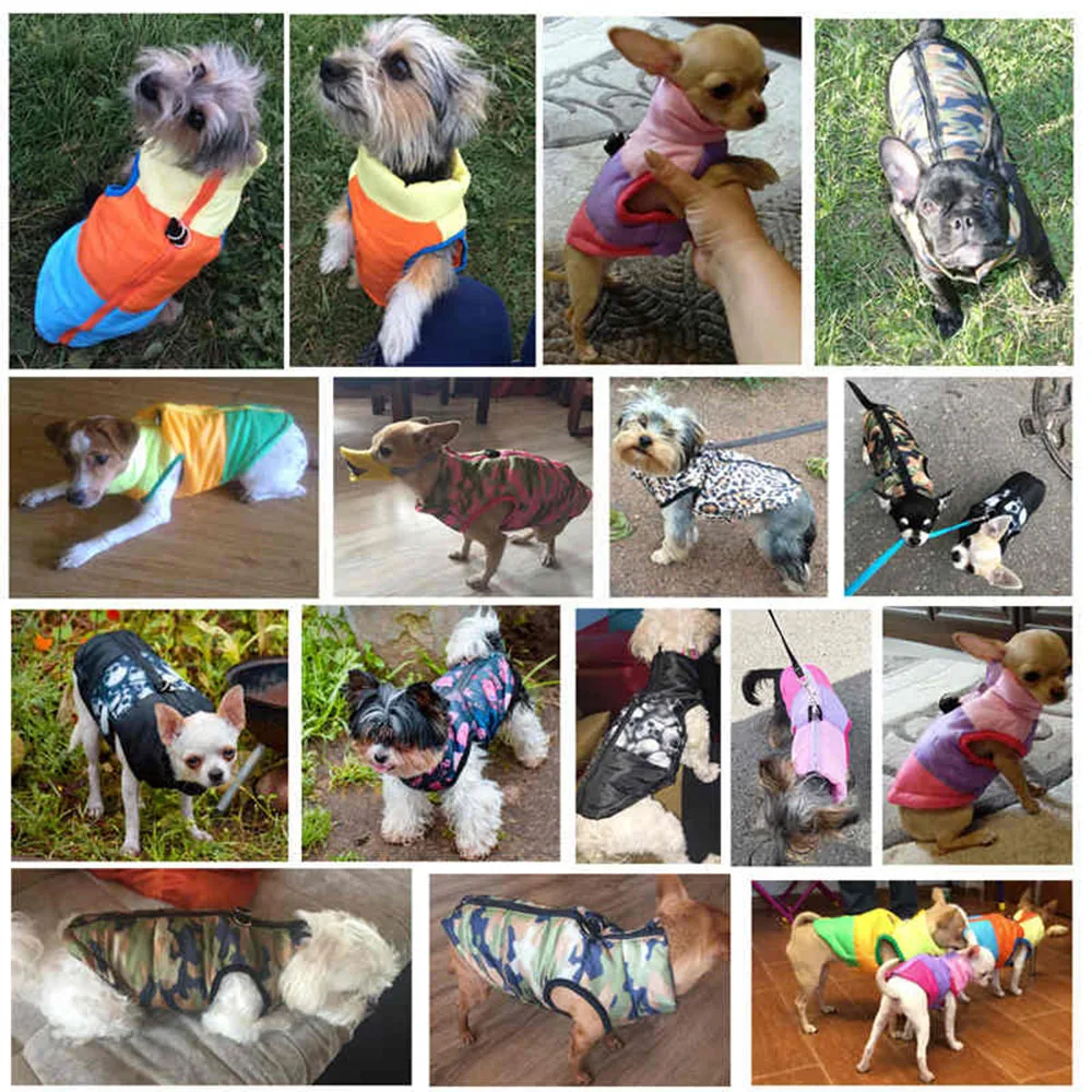 Winter Warm Dog Clothes For Small Dogs Puppy Pet Clothing Windproof Dog Jacket Coat Cotton Vest For Chihuahua French Bulldog Pug 136 kf Se6598478683d45b79de13fbf9df93522u