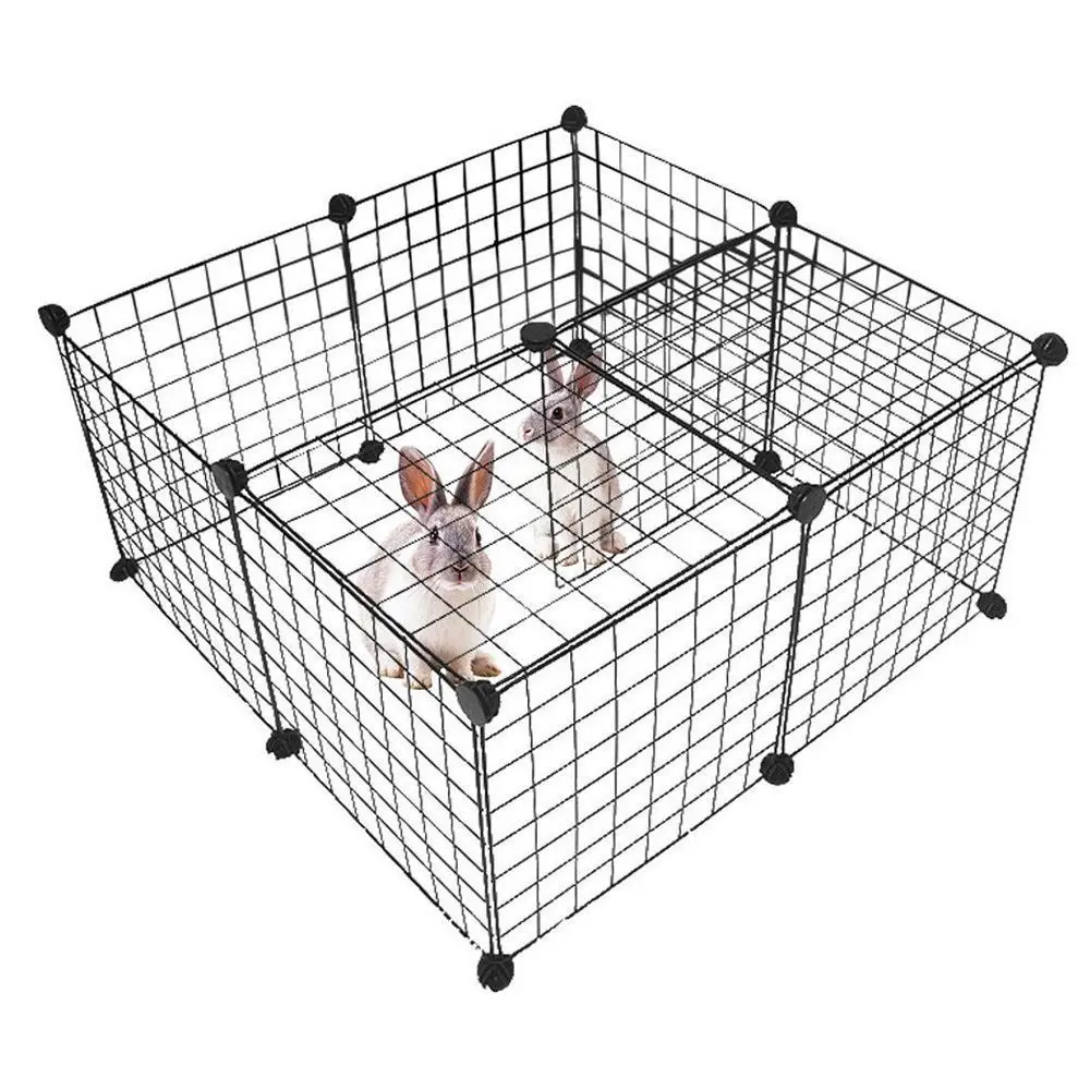 Diy Pet Playpen Fence Enclosure Yard Kennel Foldable Pet Playpen Iron Fence Puppy Kennel House Exercise Training Easy Install St 7 kf Se9d82ccc73df4dedb6896b02325efc21N