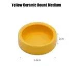 M yellow Round