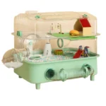 Large Hamster House, Ventilated Plastic Cage With Diy Tubes, Escape-Proof Small Pet Home, Modern Rodent Playground 60 kf Sef6287d89bd342afb2a51d191ac6ee1eC