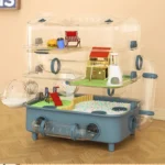 Large Hamster House, Ventilated Plastic Cage With Diy Tubes, Escape-Proof Small Pet Home, Modern Rodent Playground 56 kf Sf1d6703d931c40609d774086219ebc769