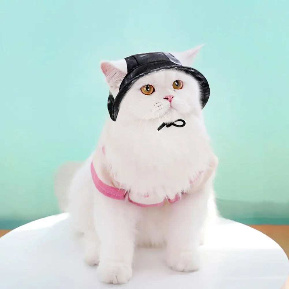 Cotton Cat Sun Hat With Ear Holes Round Brim Dog Puppy Cat Bucket Hat Outdoor Sun Protection Pet Caps For Small Medium Cat Dogs 33 kf Sf6d13d3989124295879ec4fa8e44946bm