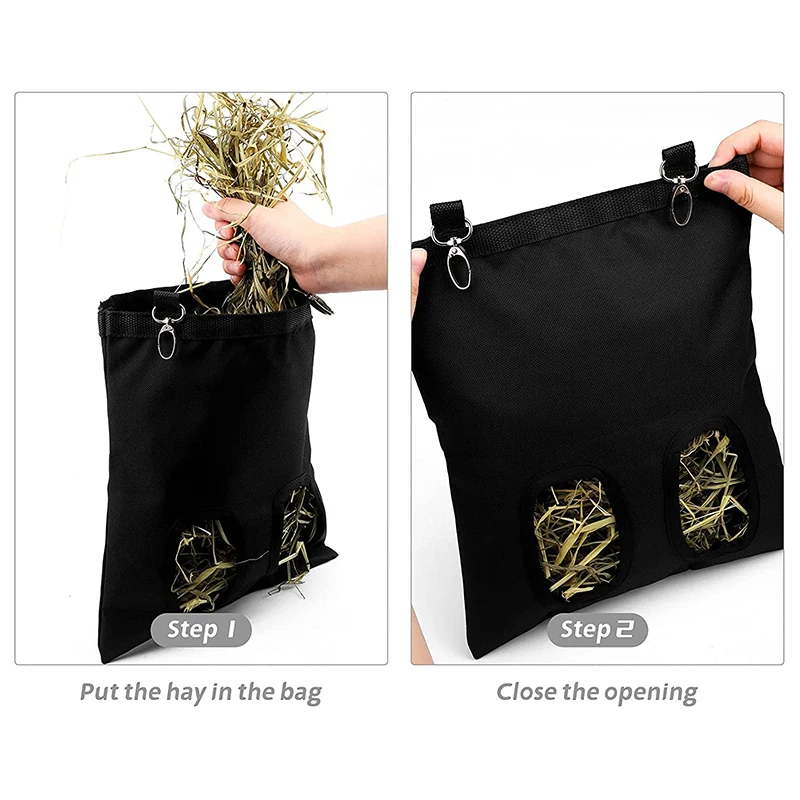Hay Bag Hanging Pouch Feeder Sack Holder Small Animals Supplies Feeding Dispenser Container Rabbit Guinea Pig Cage Accessories 13 kf Sf76e745085124dd18bb9a5a1f97044d0Z