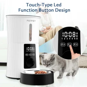 4L WiFi Automatic Cat Feeder Bowls Smart Pet Cat and Dogs Food Dispenser Feeder Pet Feeder